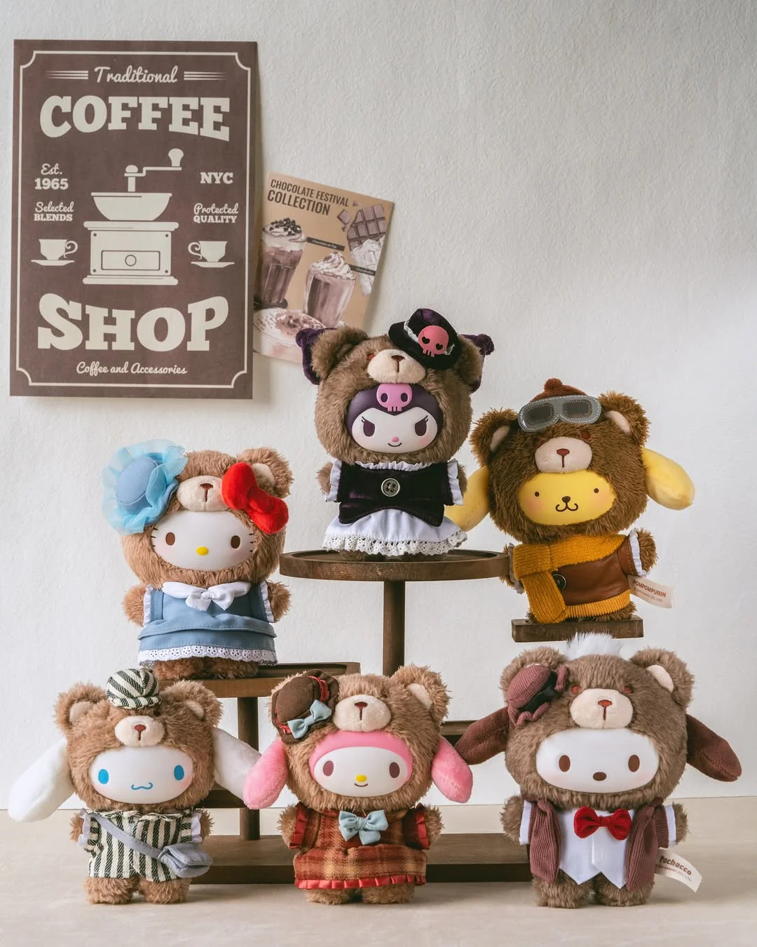 Sanrio characters cute Afternoon tea Vinay plush blind box