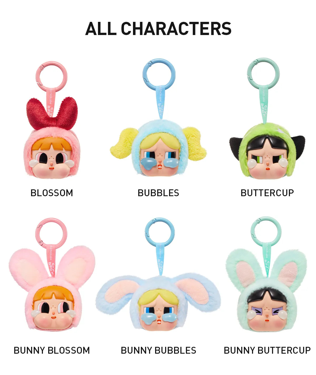 CryBaby -Powerpuff Girls Series Vinyl Face Plush Blind Box