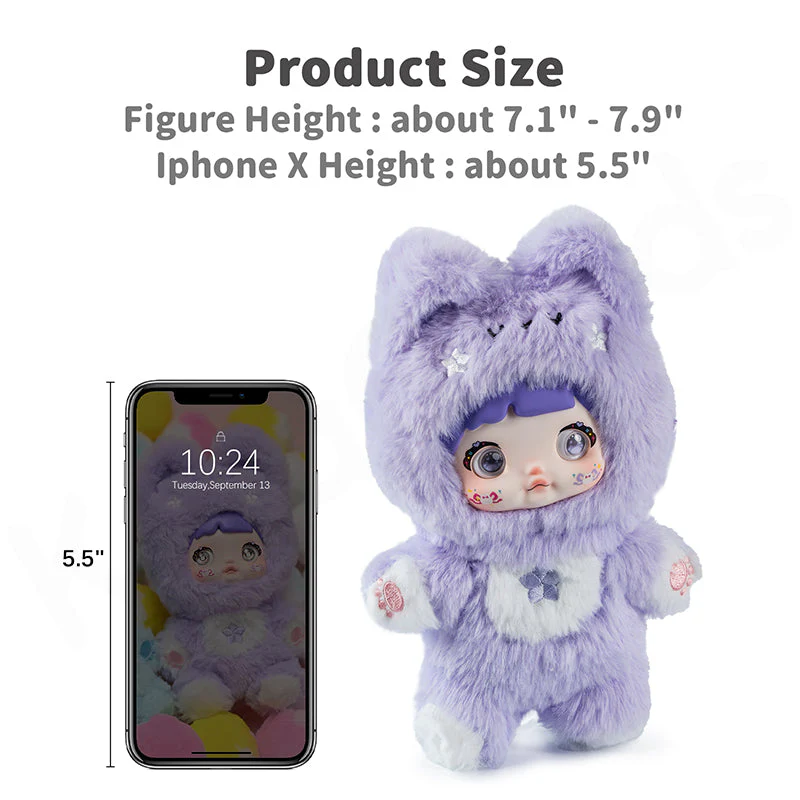 Nommi-Nommi V1 Loveliness Never Ends Series Plush Blind Box 1PC (1 of 7 Possible Styles) Cute Figures