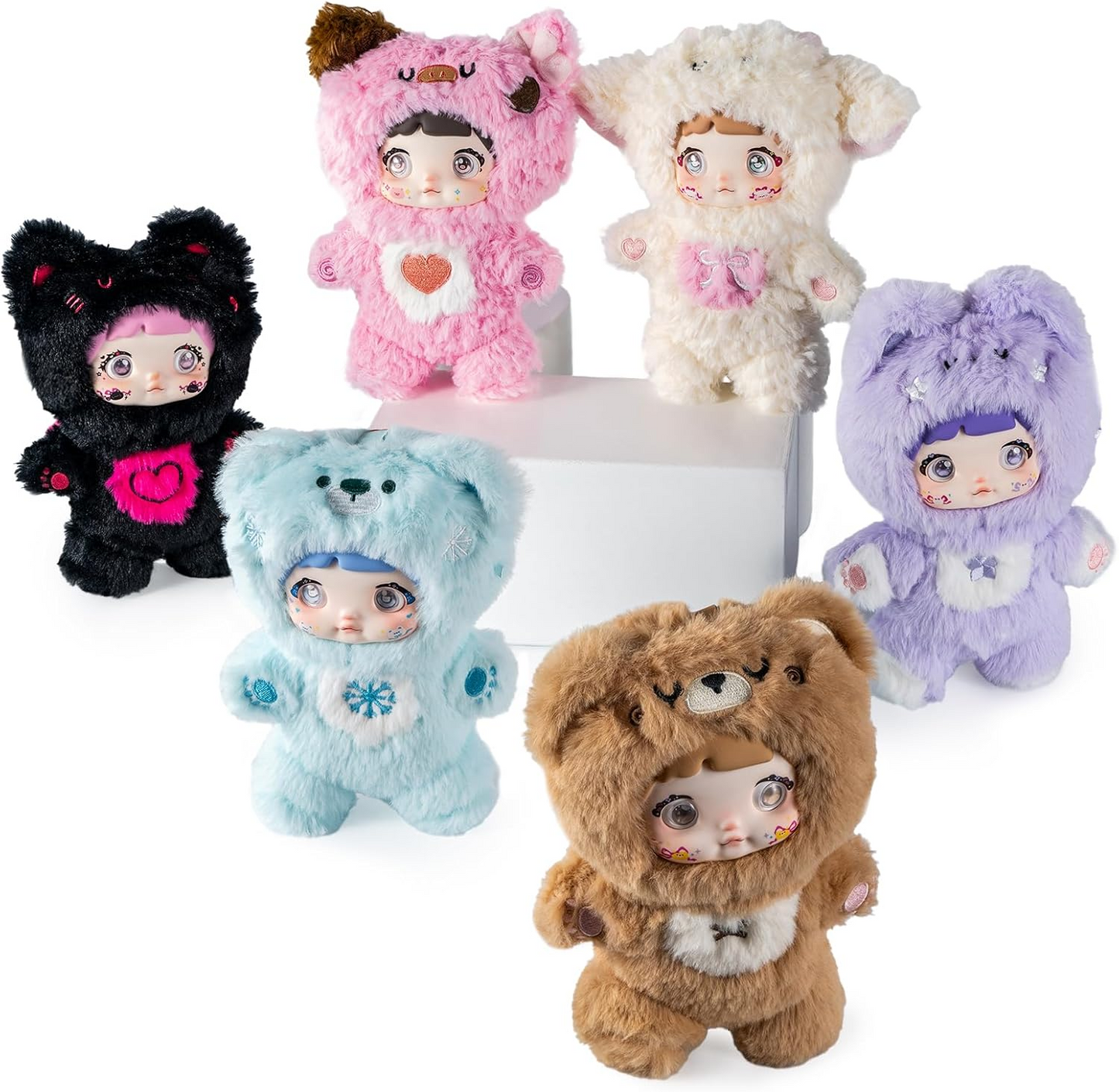 Nommi-Nommi V1 Loveliness Never Ends Series Plush Blind Box 1PC (1 of 7 Possible Styles) Cute Figures