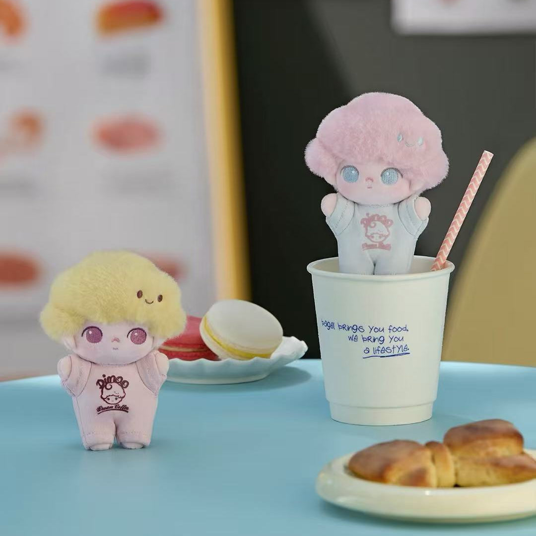 DIMOO Crush on Coffee Series-Soft-faced Plush Keychain Blind Box