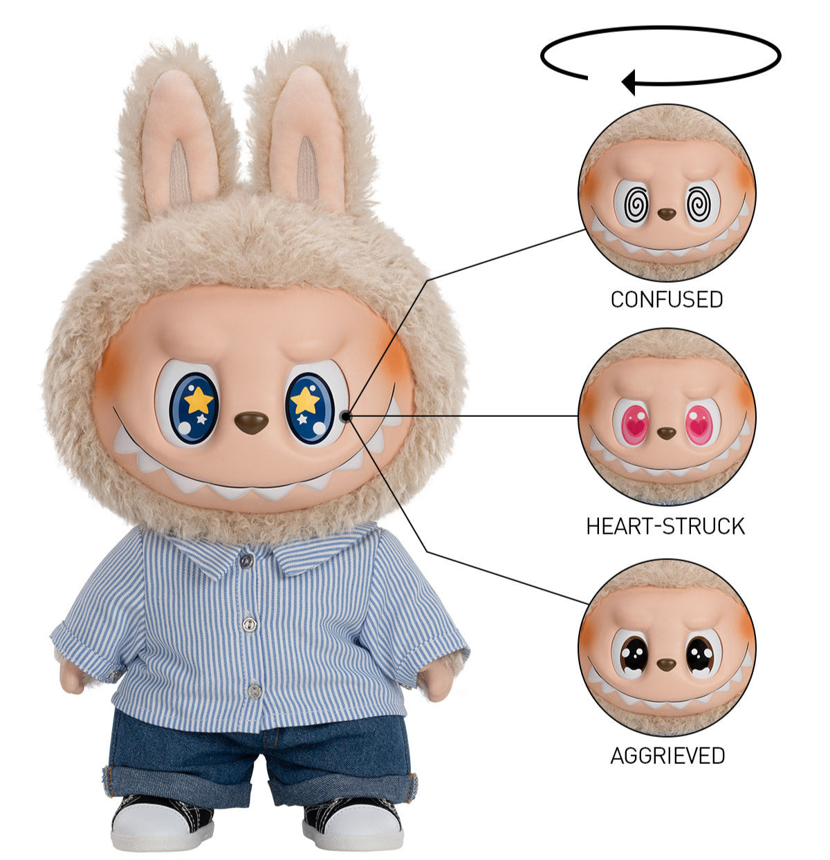 The Monsters - Various FLIP WITH ME Vinyl Plush Doll