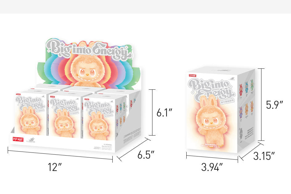 The Monsters -V3 Labubu - Big into Energy -Vinyl Plush t Blind Box