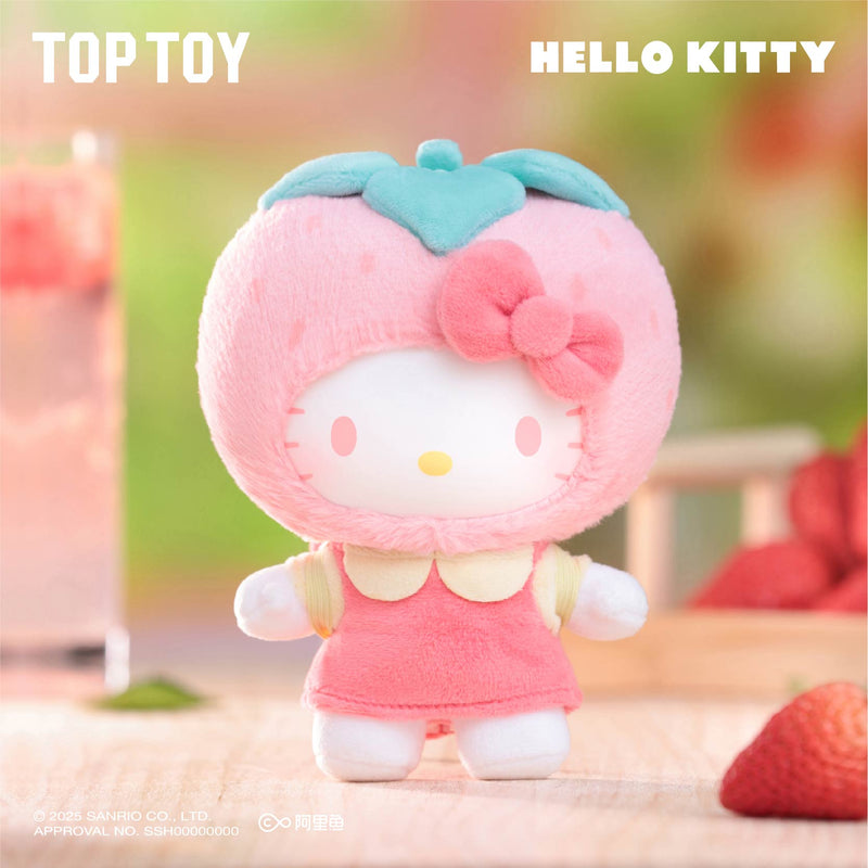 Fruity Paradise Hello Kitty Vinyl Plush Keychain Gift Blind Box