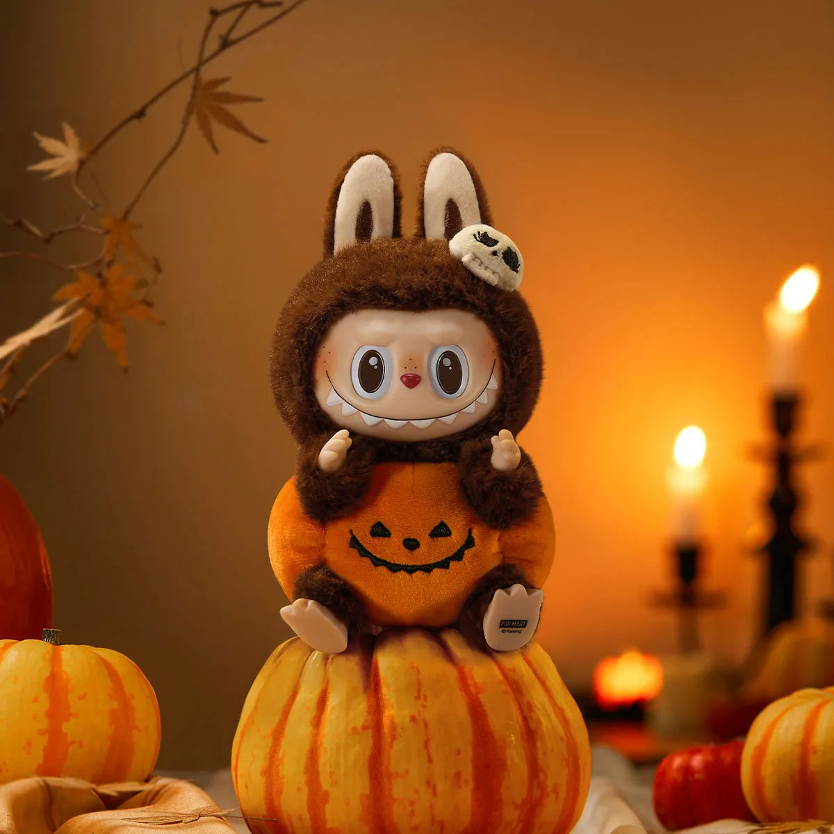 The Monsters -Various Happy Halloween Party Series-Sitting Pumpkin Vinyl Plush