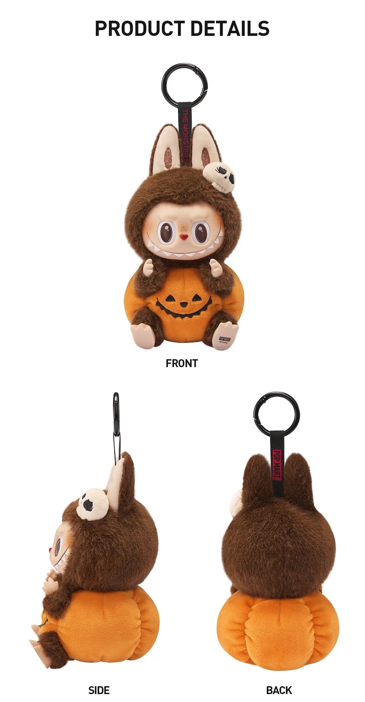The Monsters -Various Happy Halloween Party Series-Sitting Pumpkin Vinyl Plush