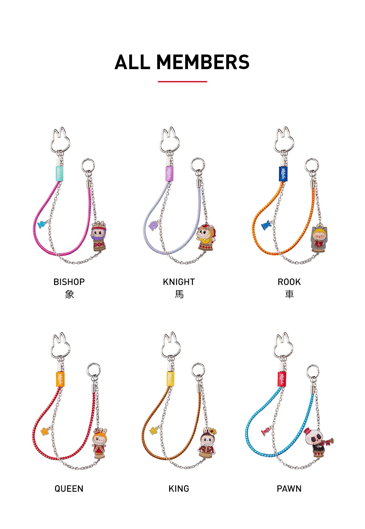 THE MONSTERS Let's Checkmate Series-Pendant Blind Box
