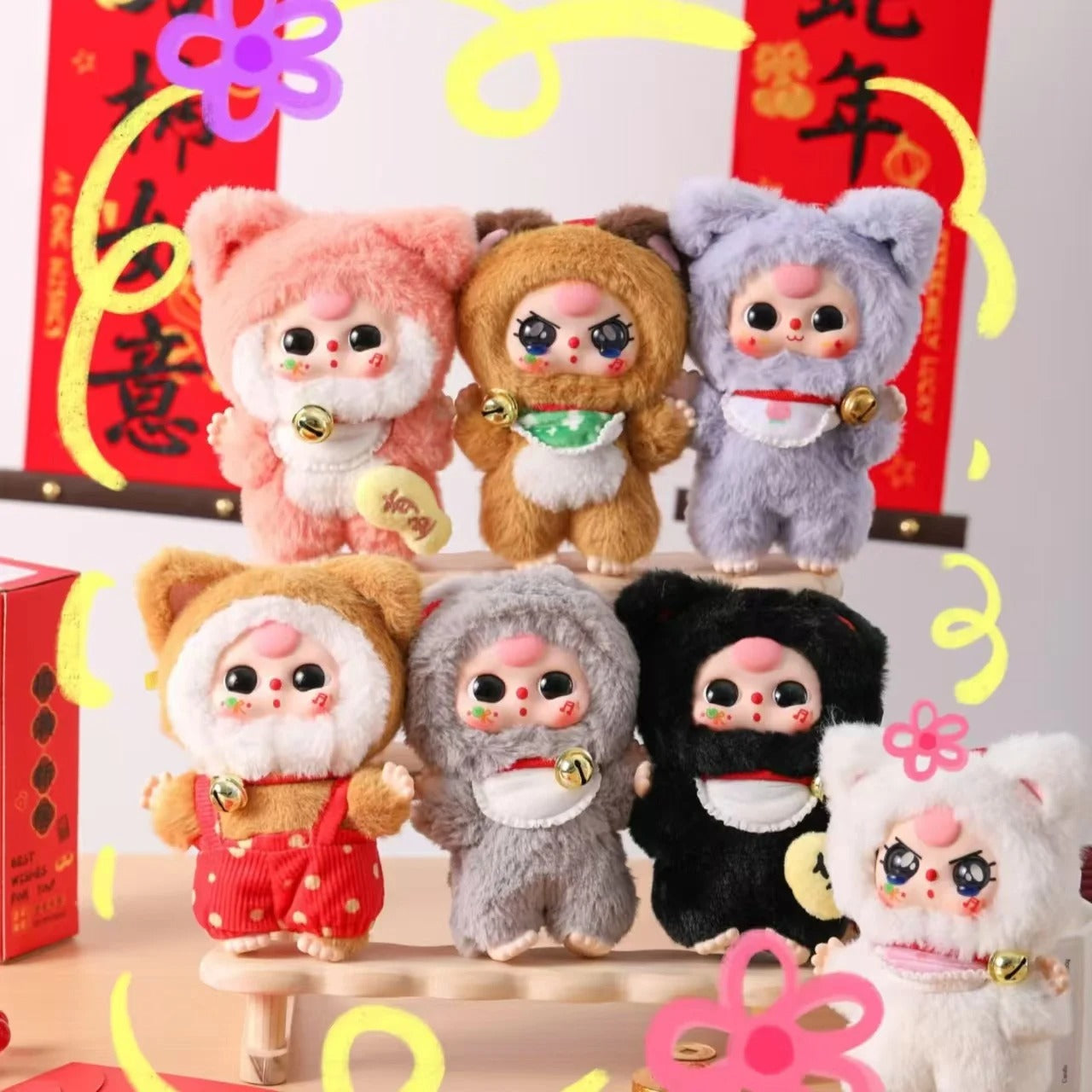 Baby Three - Billionaire Cat Series Trendy Play Blind Box