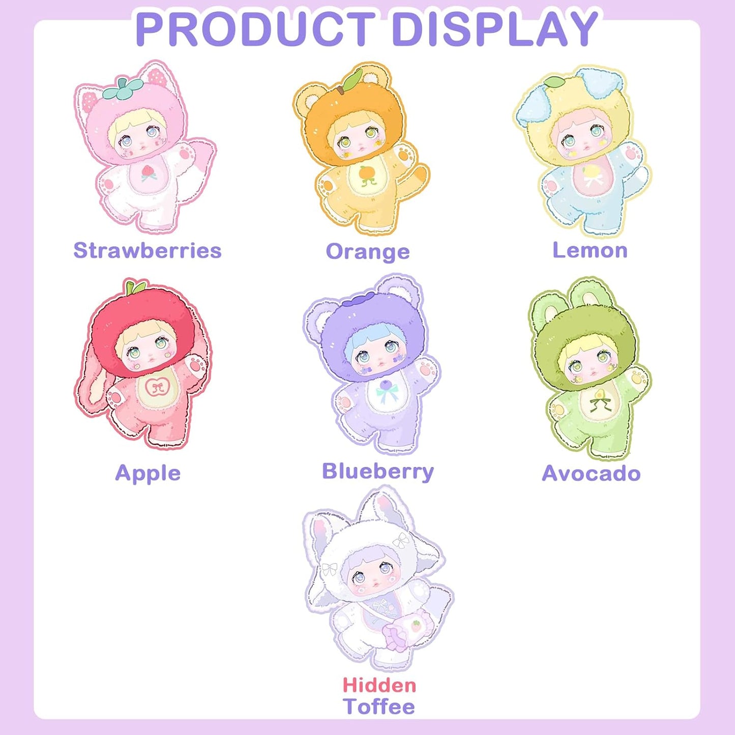 Nommi-Nommi V3 Interesting Fruits Series Blind Box Plush