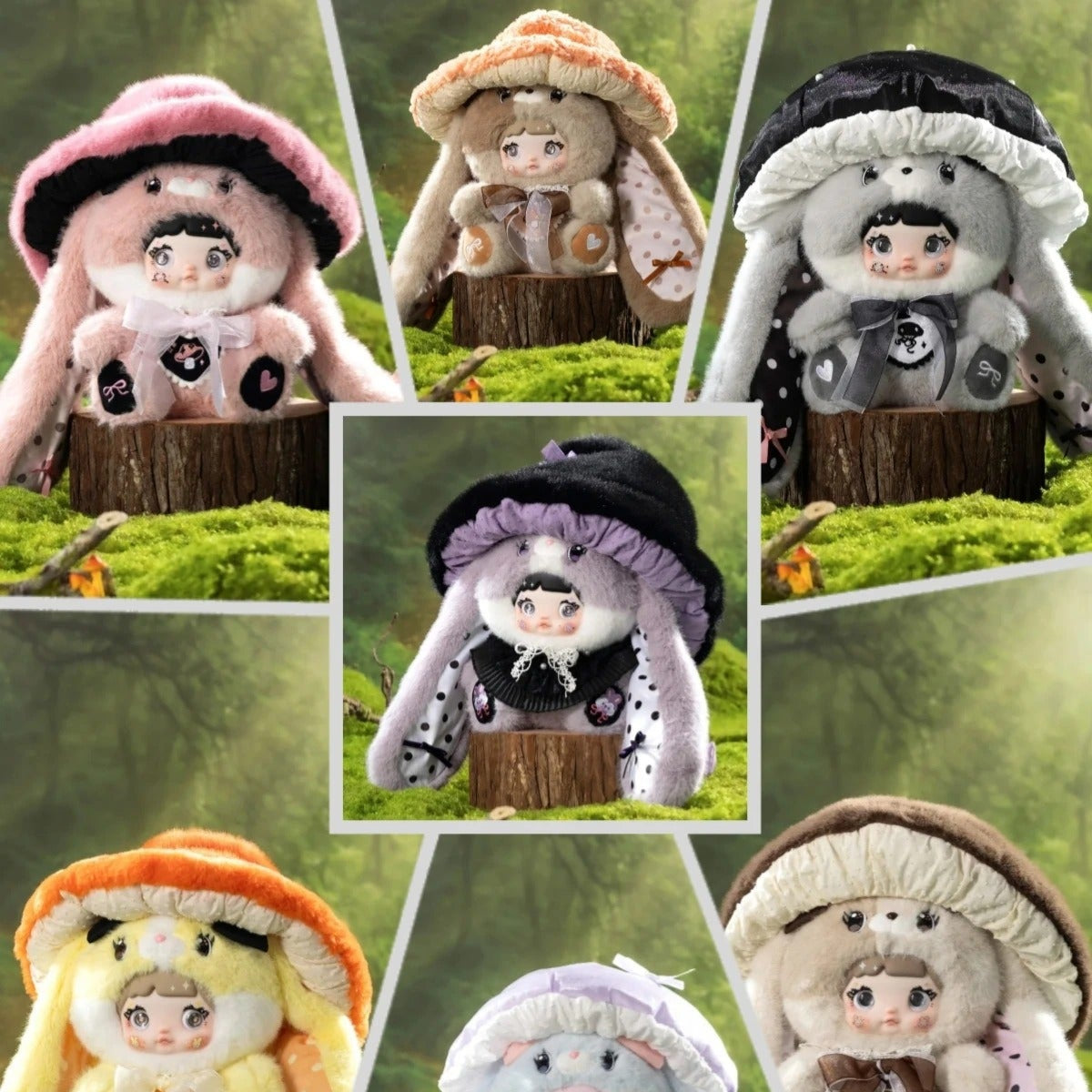 Nommi-Nommi V2 400% V2 Mushroom Hat Blush Blind Box