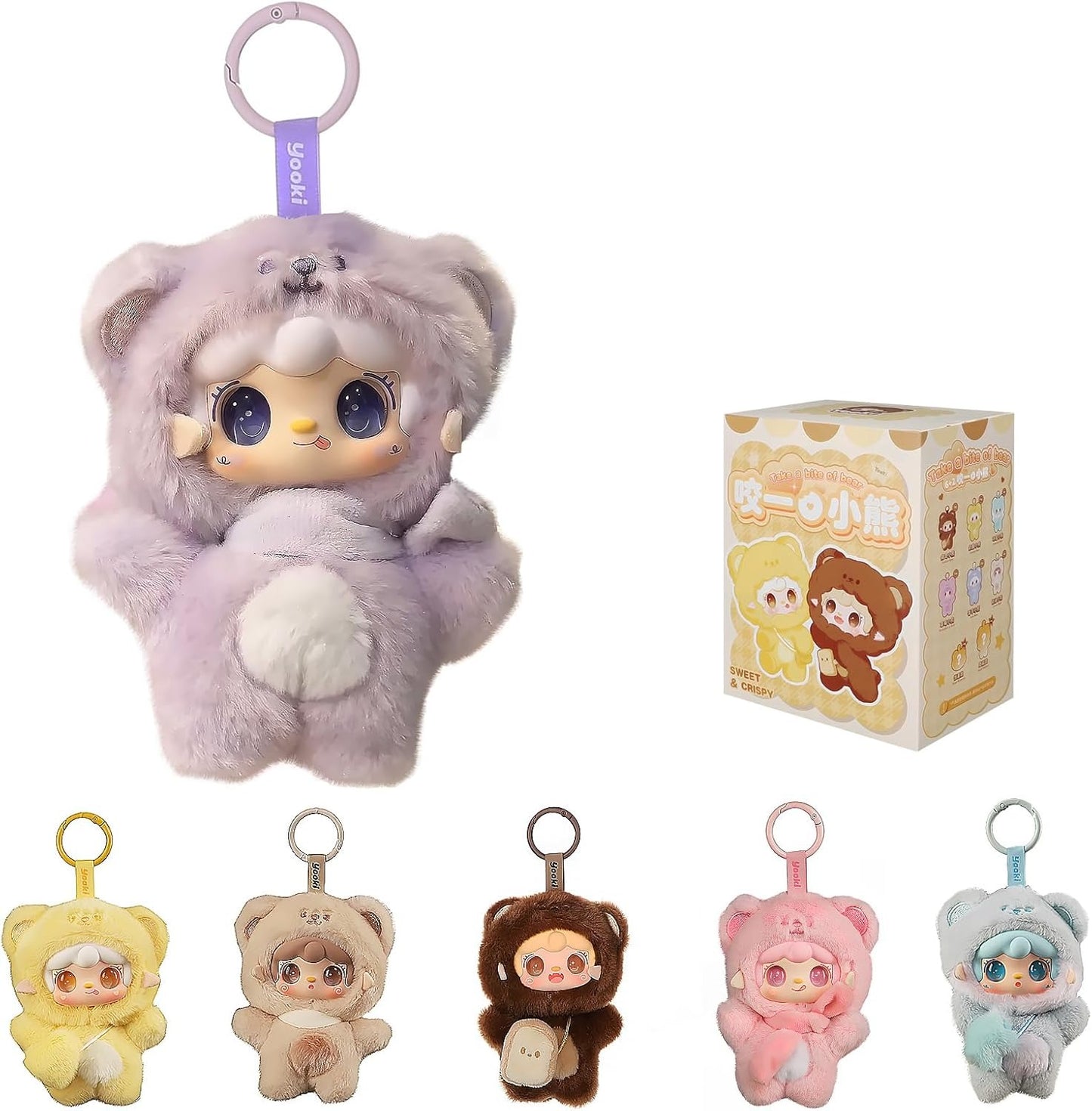 YOOKI V4 Plush Take A Bite Of The Bear Plush Series Blind Box
