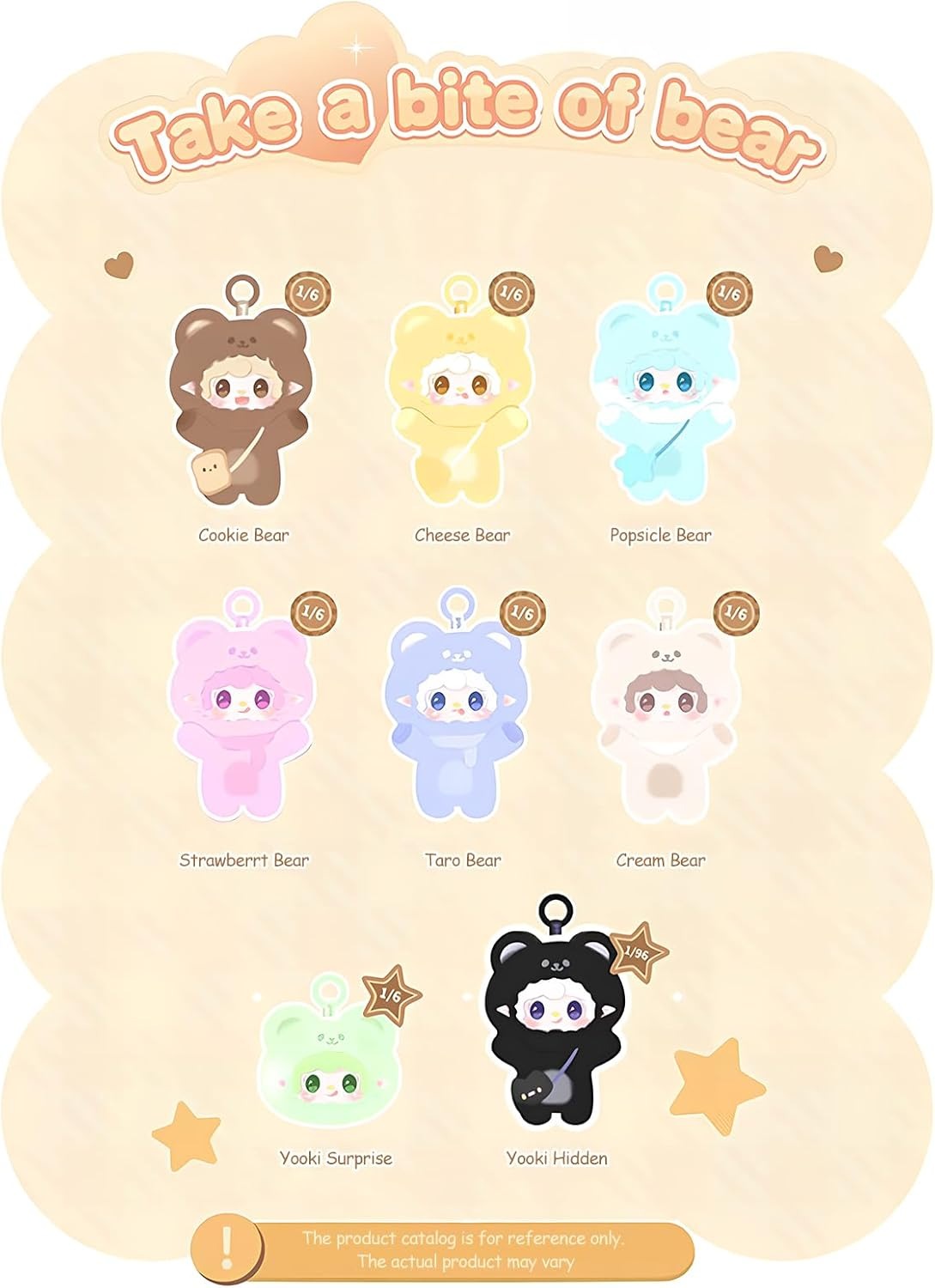 YOOKI V4 Plush Take A Bite Of The Bear Plush Series Blind Box