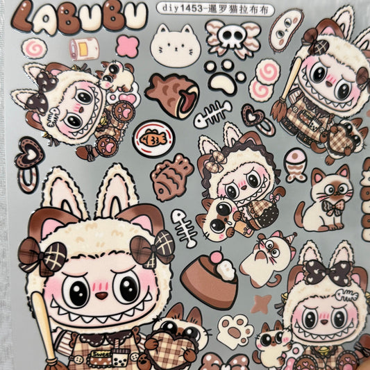 LABUBU 5D Sculptured Sticker