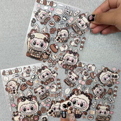 LABUBU 5D Sculptured Sticker