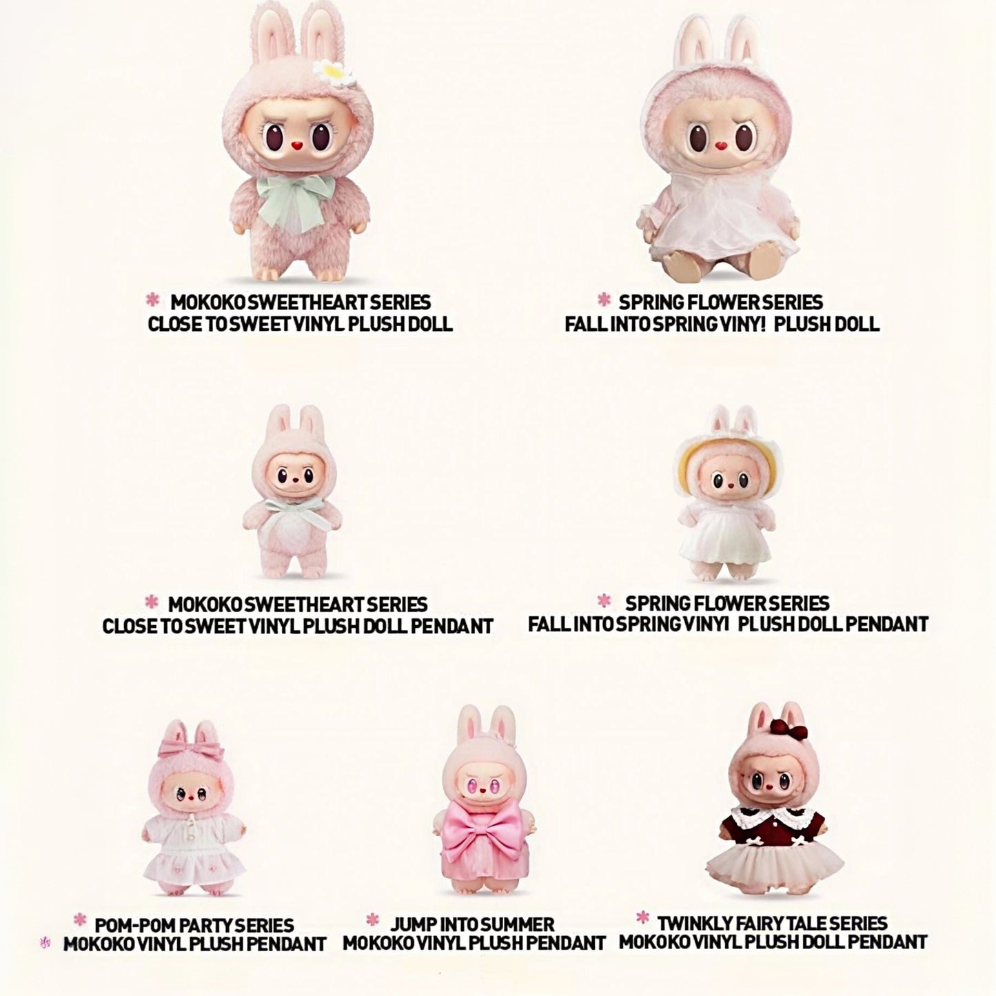 Mokoko Vinyl Plush Hanging Card And Large Dolls