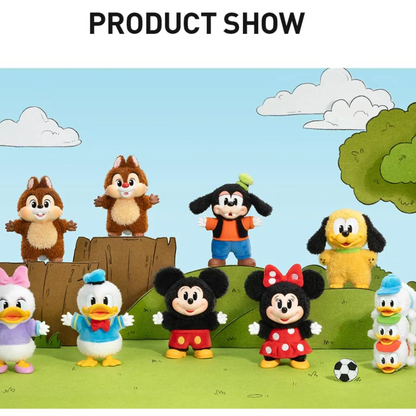 Mickey Family Cute Together Keychain Series Figures