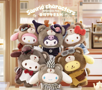 Sanrio  characters cute Afternoon tea  Vinay plush blind box