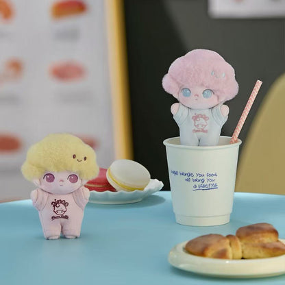 DIMOO Crush on Coffee Series-Soft-faced Plush Keychain Blind Box