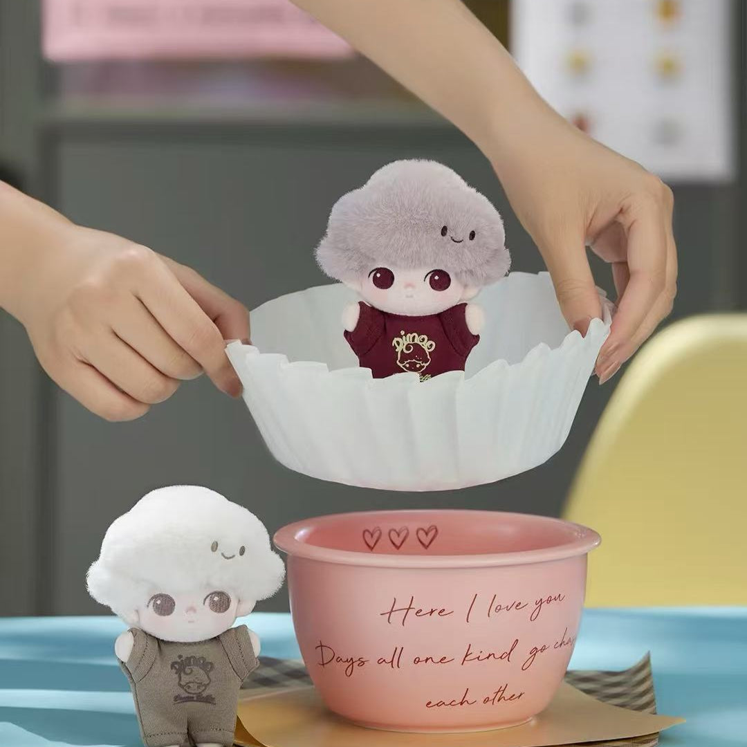 DIMOO Crush on Coffee Series-Soft-faced Plush Keychain Blind Box