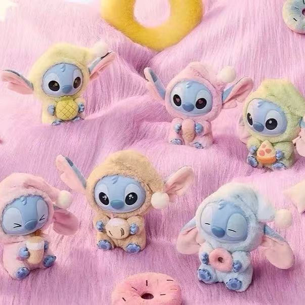 DISNEY STITCH EAT SOMETHING BEFORE SLEEP COLLECTION VINYL PIUSH TOY SURPRISE BOX