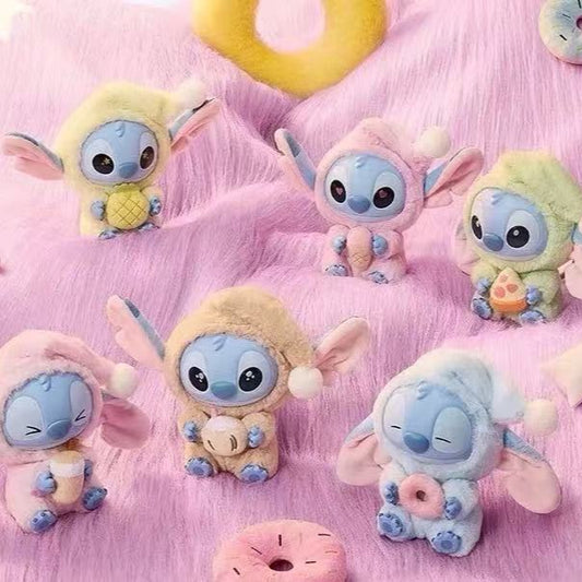 DISNEY STITCH EAT SOMETHING BEFORE SLEEP COLLECTION VINYL PIUSH TOY SURPRISE BOX