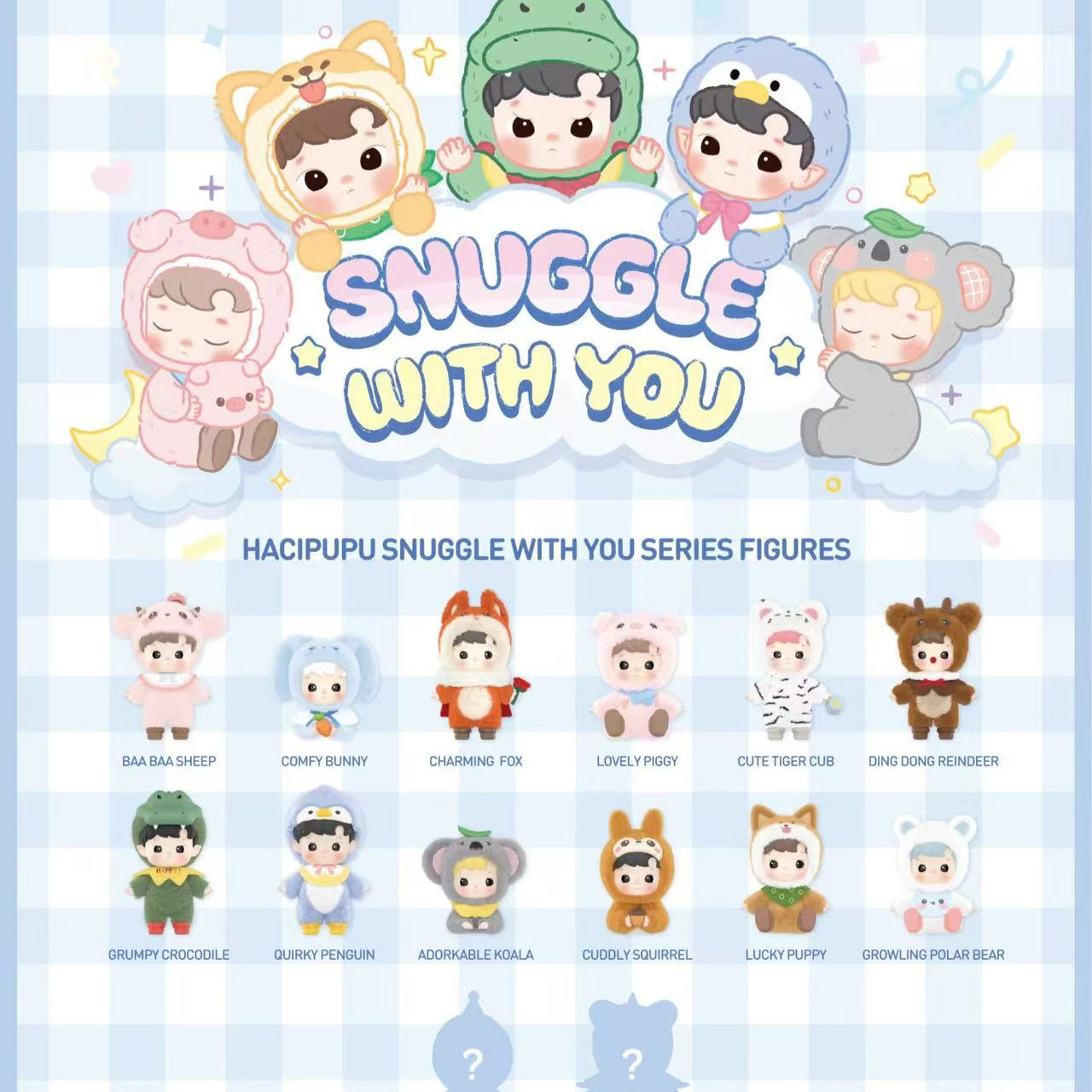 HAClPUPU Snuggle With You Series Figures