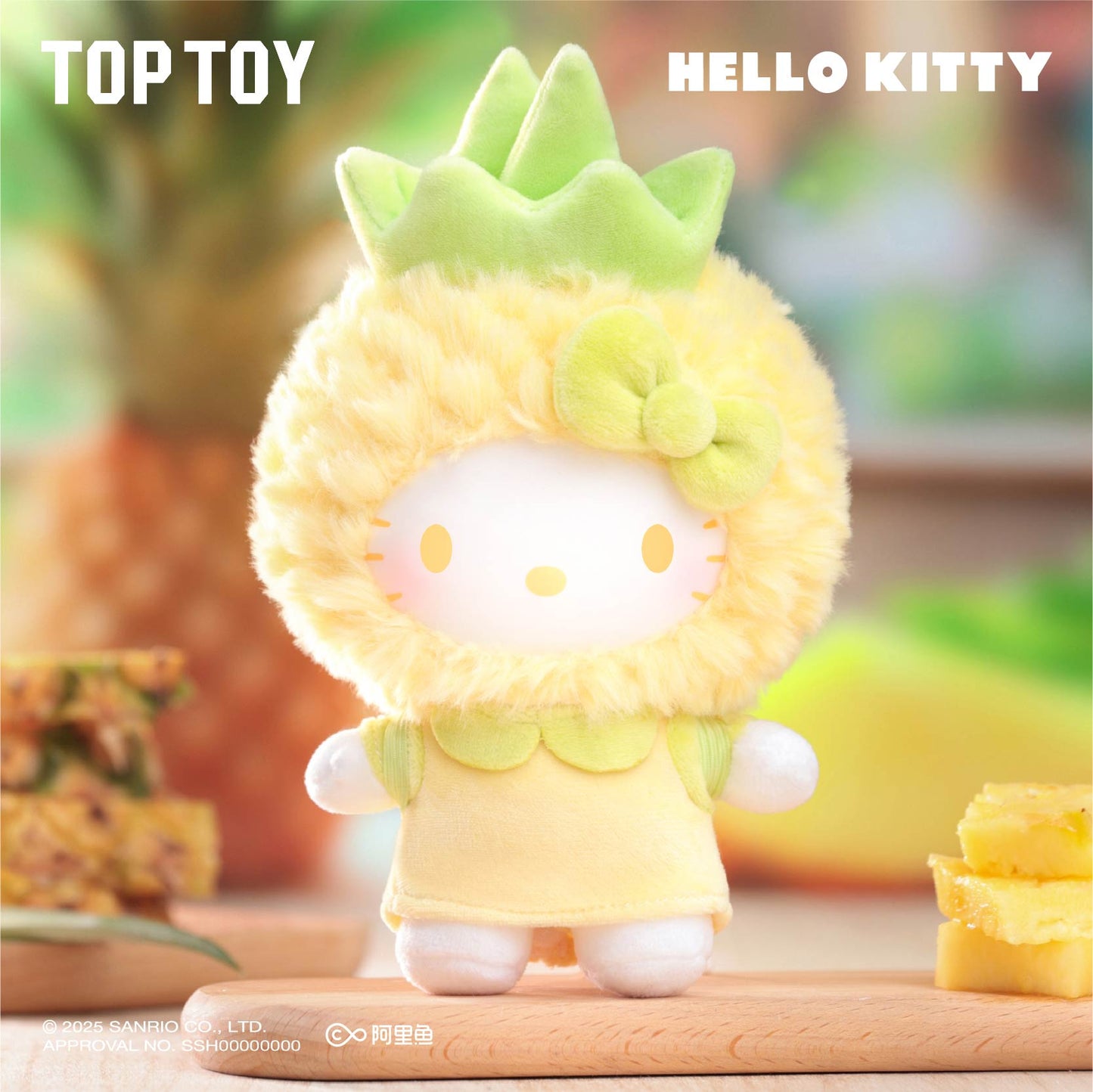 Fruity Paradise Hello Kitty Vinyl Plush Keychain Gift Blind Box