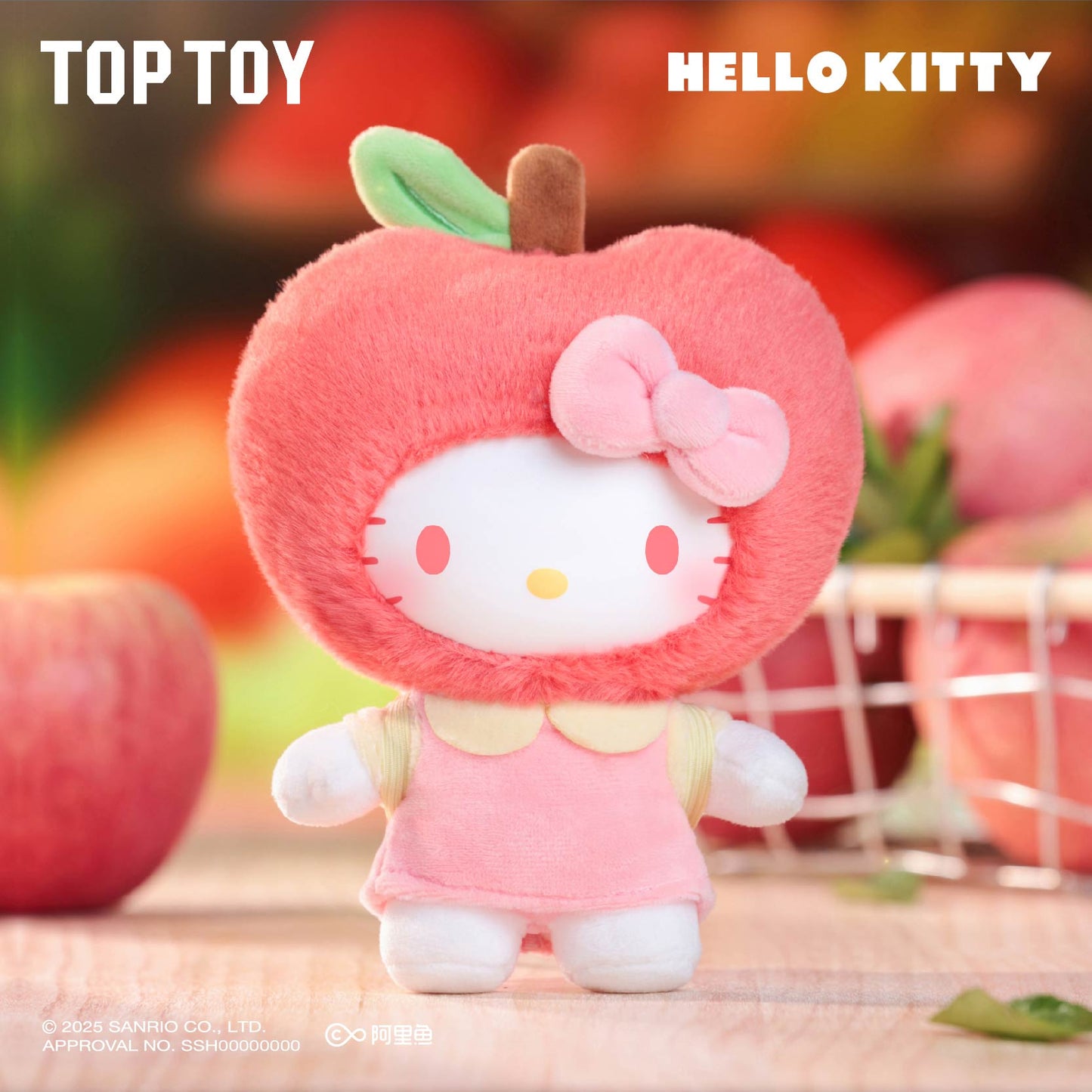 Fruity Paradise Hello Kitty Vinyl Plush Keychain Gift Blind Box