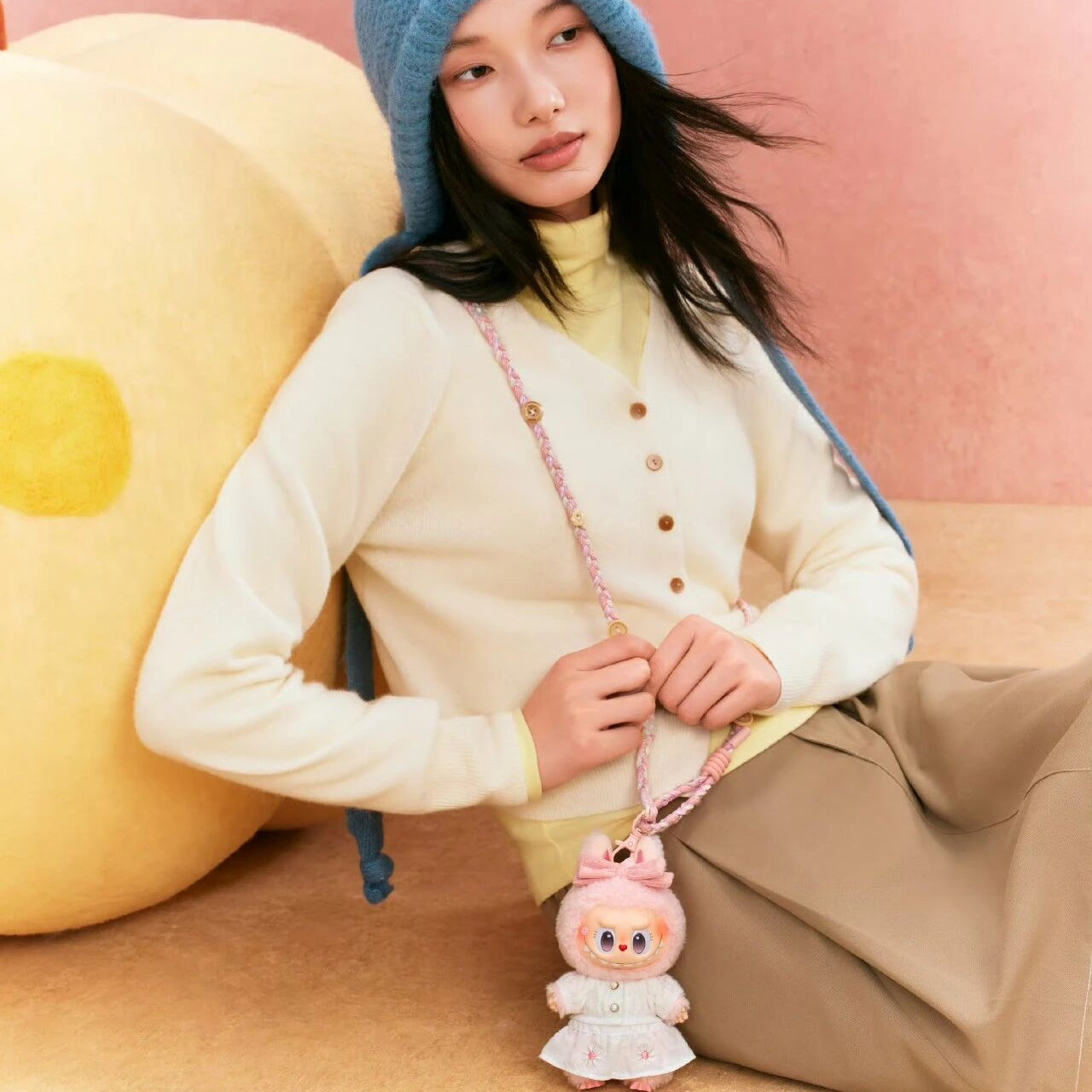 Mokoko Fall Into Sweaters Series Plush Pendent