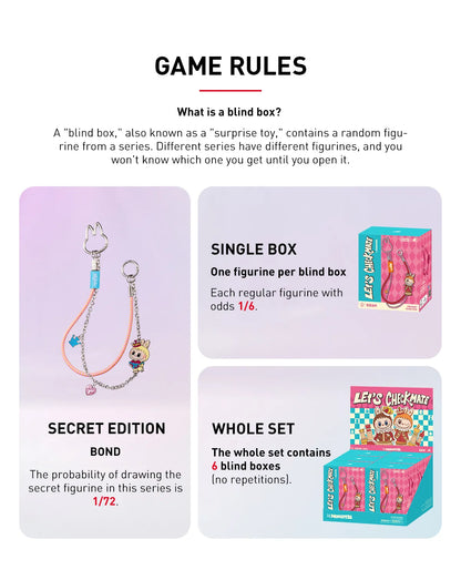 THE MONSTERS Let's Checkmate Series-Pendant Blind Box