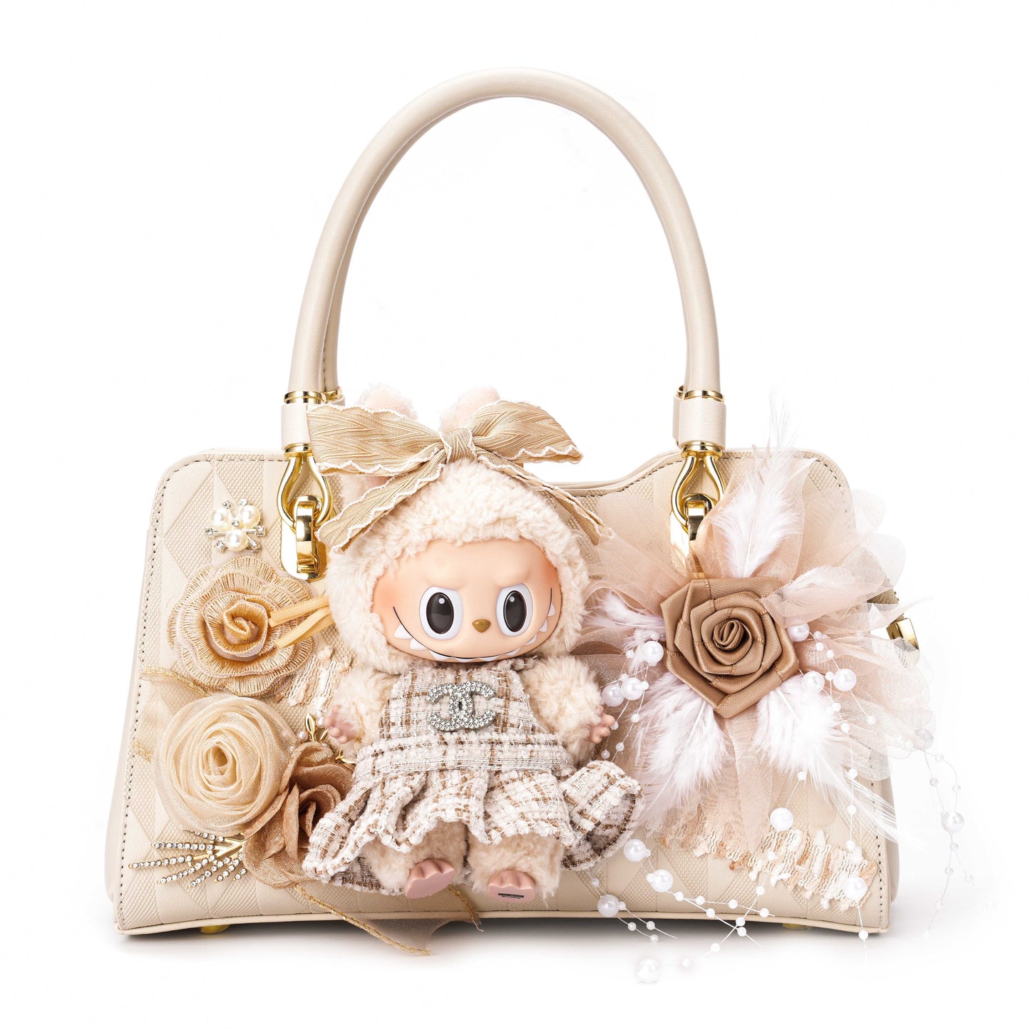 Cute Handmade Bag-Vinyl Plush Doll  Pendant Bag