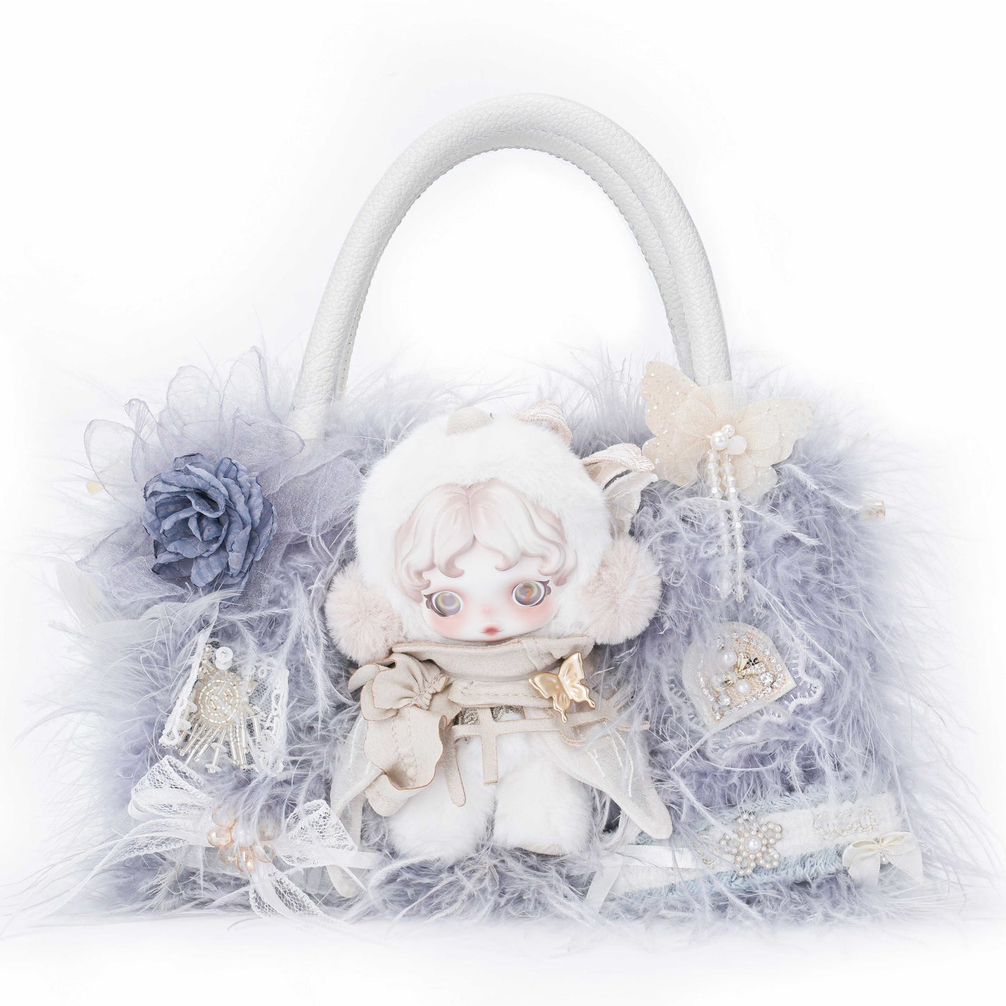 Cute Handmade Bag-Vinyl Plush Doll  Pendant Bag