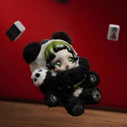 SKULLPANDA Lazy Panda Plush Doll Pendant