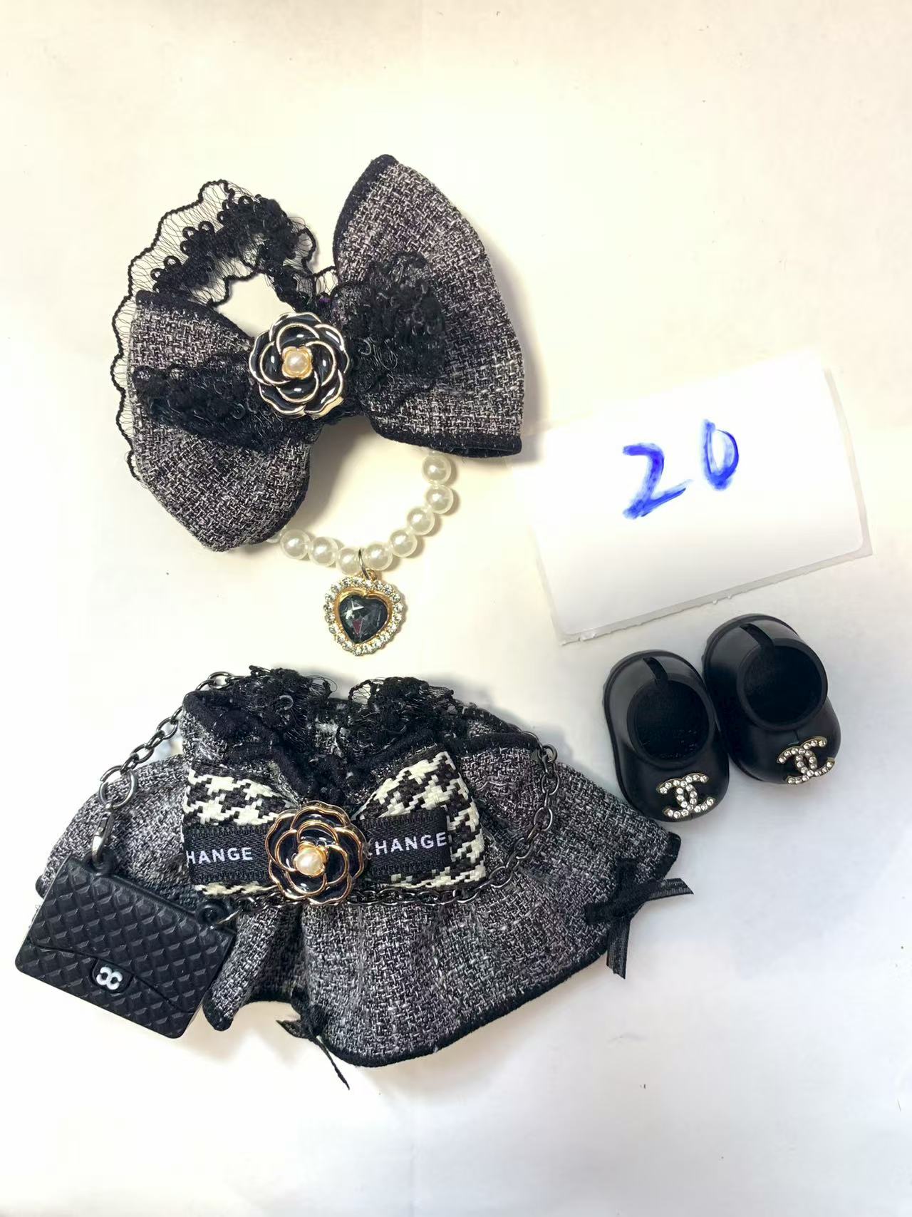 Labubu -V1-V3 Chanel LV skirt  clothes