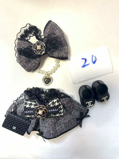 Labubu -V1-V3 Chanel LV skirt  clothes