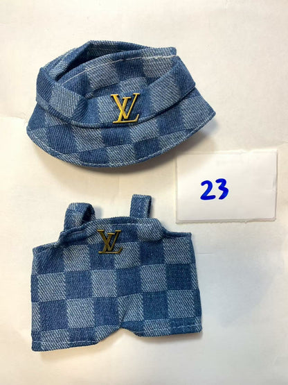 Labubu -V1-V3 Chanel LV skirt  clothes