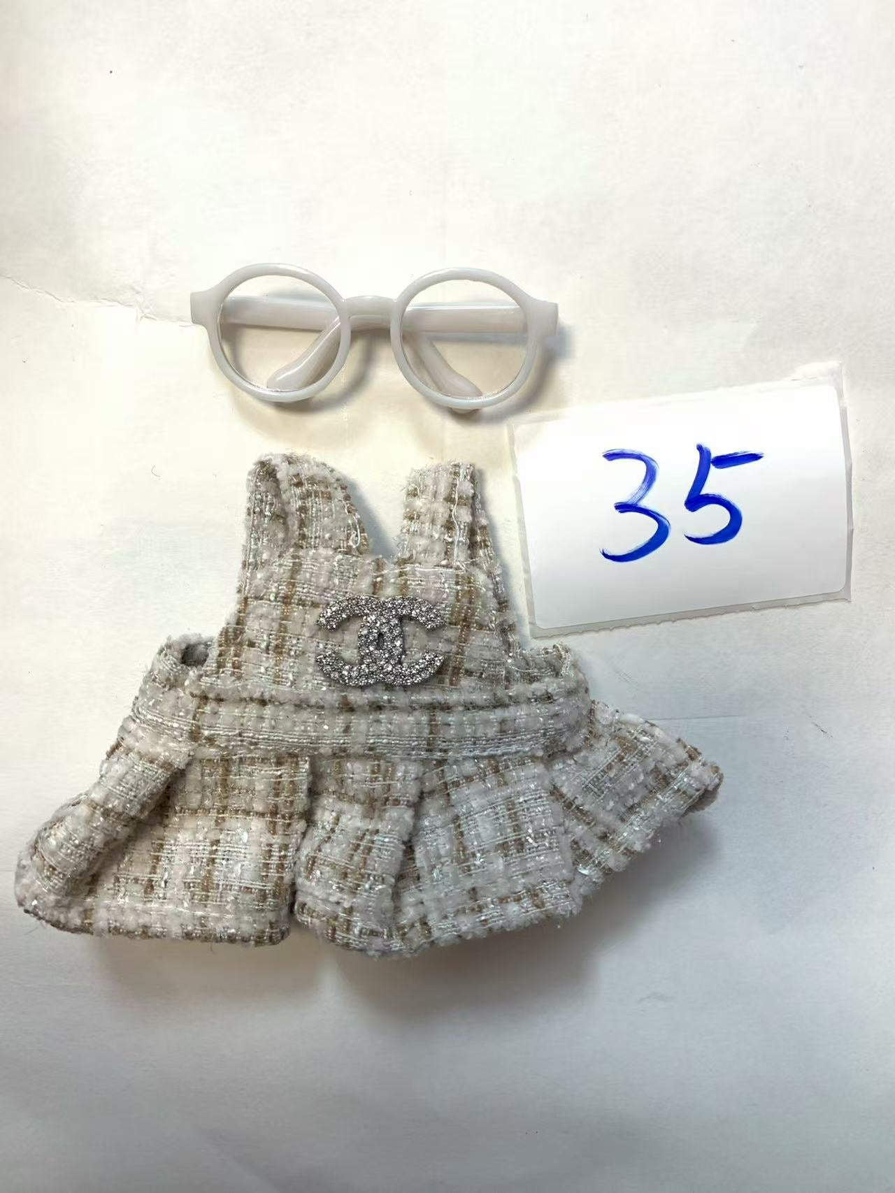 Labubu -V1-V3 Chanel LV skirt  clothes