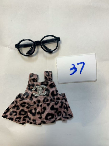 Labubu -V1-V3 Chanel LV skirt  clothes