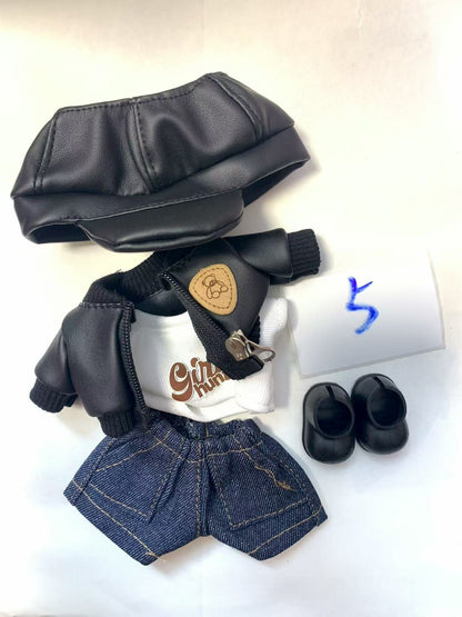 Labubu -V1-V3 Chanel LV skirt  clothes