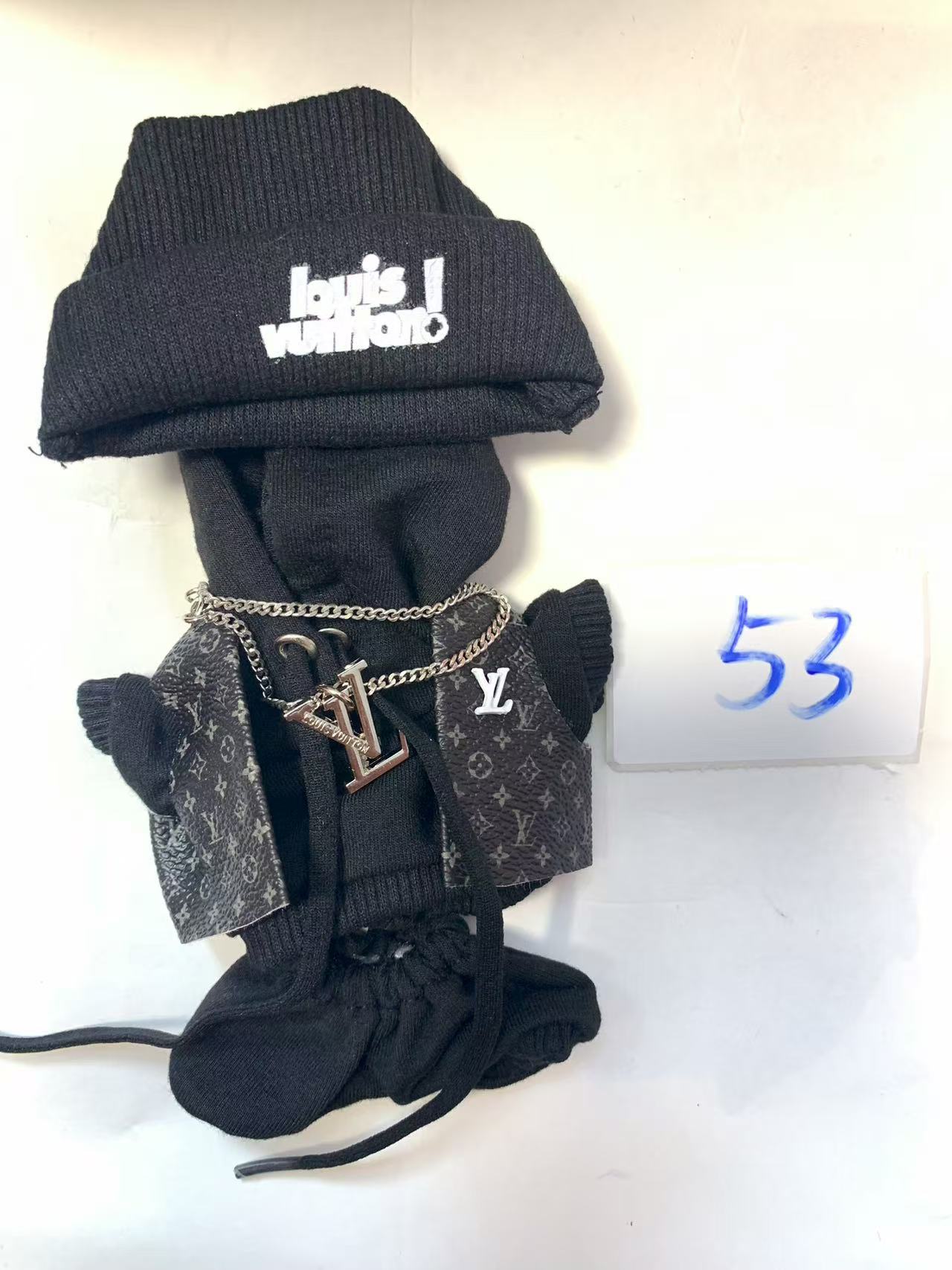 Labubu -V1-V3 Chanel LV skirt  clothes