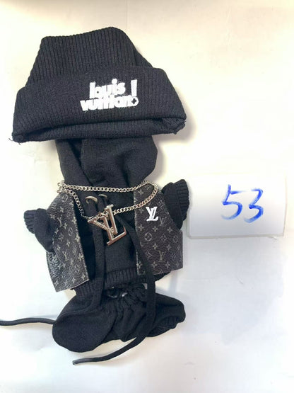 Labubu -V1-V3 Chanel LV skirt  clothes