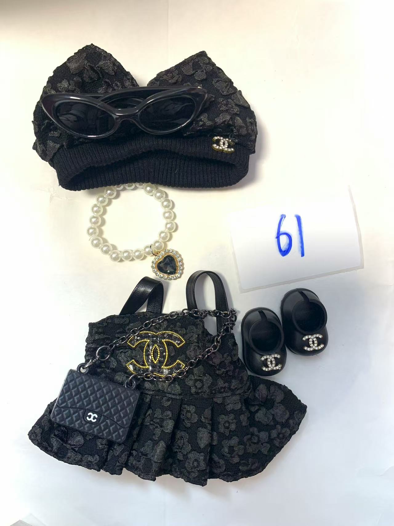 Labubu -V1-V3 Chanel LV skirt  clothes