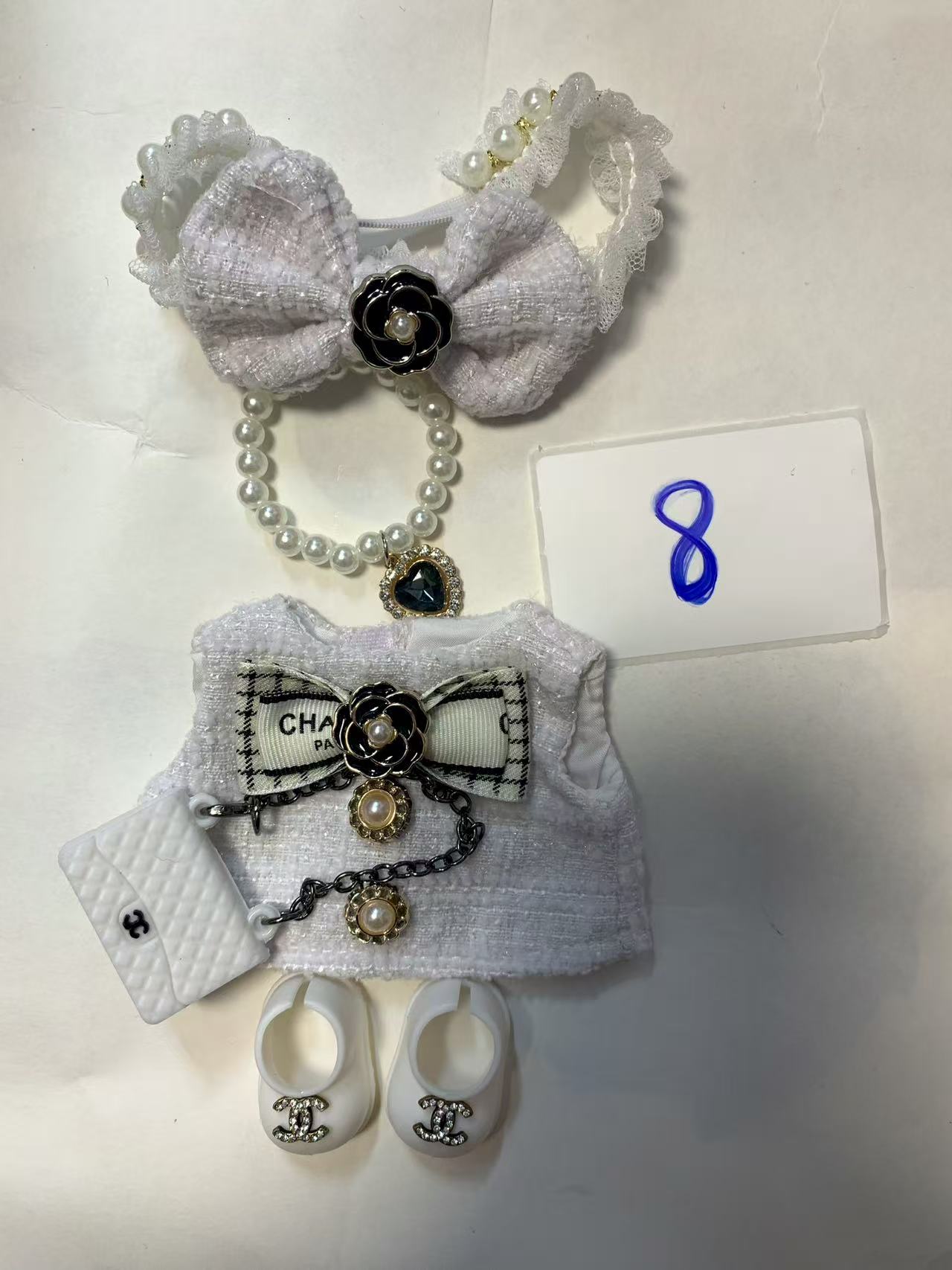 Labubu -V1-V3 Chanel LV skirt  clothes