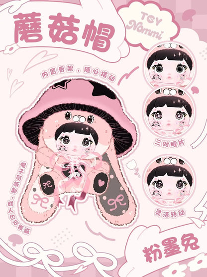 Nommi-Nommi V2 400% V2 Mushroom Hat Blush Blind Box