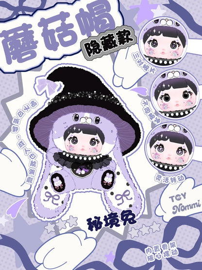 Nommi-Nommi V2 400% V2 Mushroom Hat Blush Blind Box